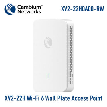 Access Point WiFi 6 Cambium XV2-22H | XV2-22H0A00-RW | Dual-Radio 2x2 | BLE | 128 User | Wall Plate