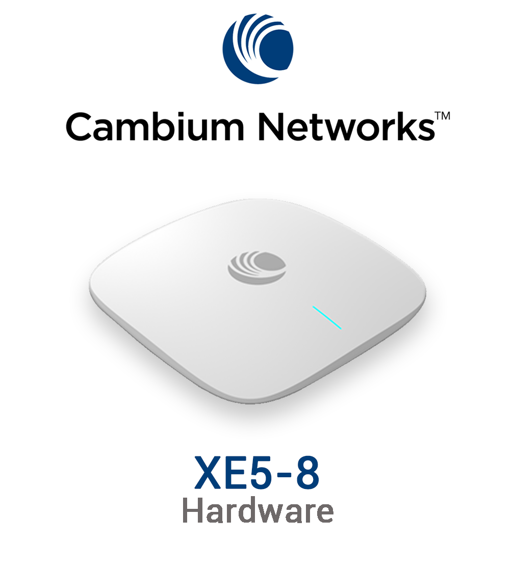 Access Point WiFi 6E Cambium XE5-8 | XE5-8X00A00-RoW | Indoor | Tri-band 8x8/4x4 | Dual 5 GbE Uplink